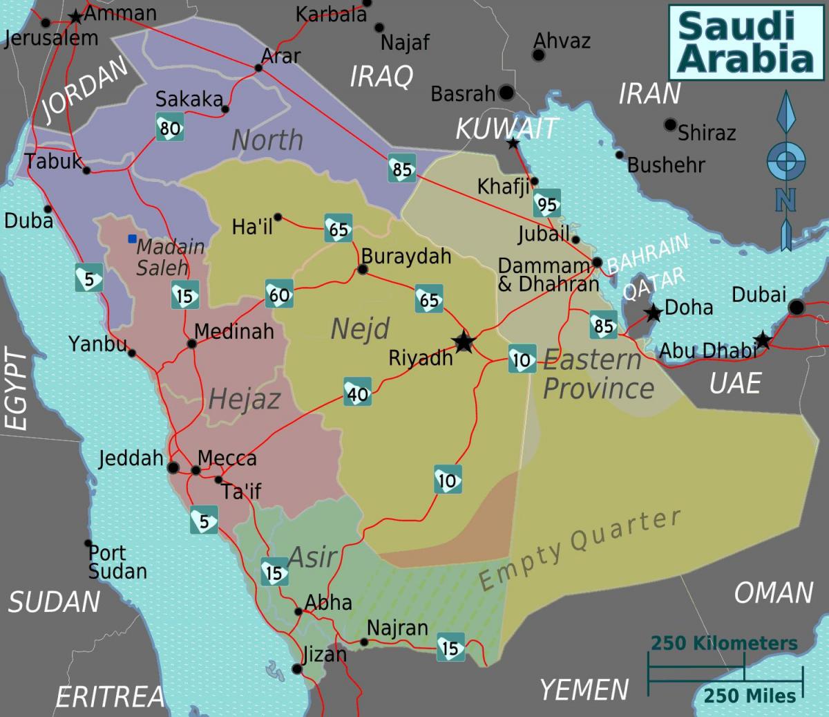 نقشہ کے turaif سعودی عرب