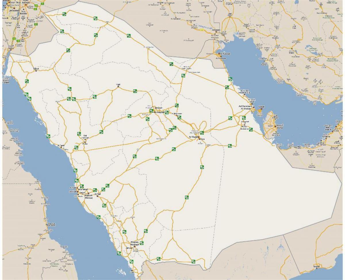 نقشہ کے تفصیلی سعودی عرب