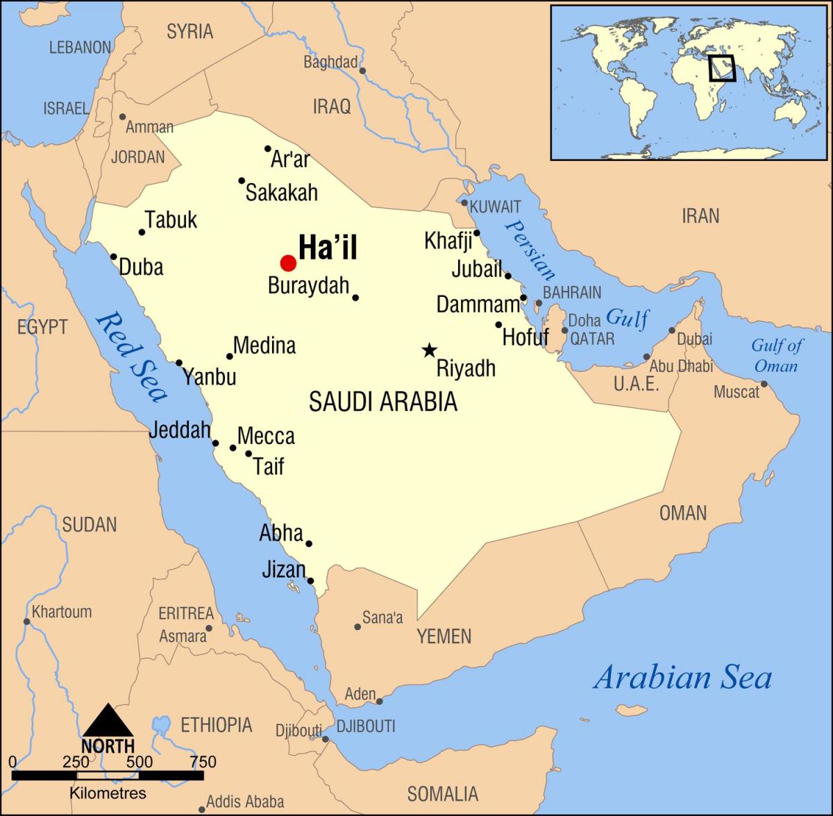 جی KSA نقشہ