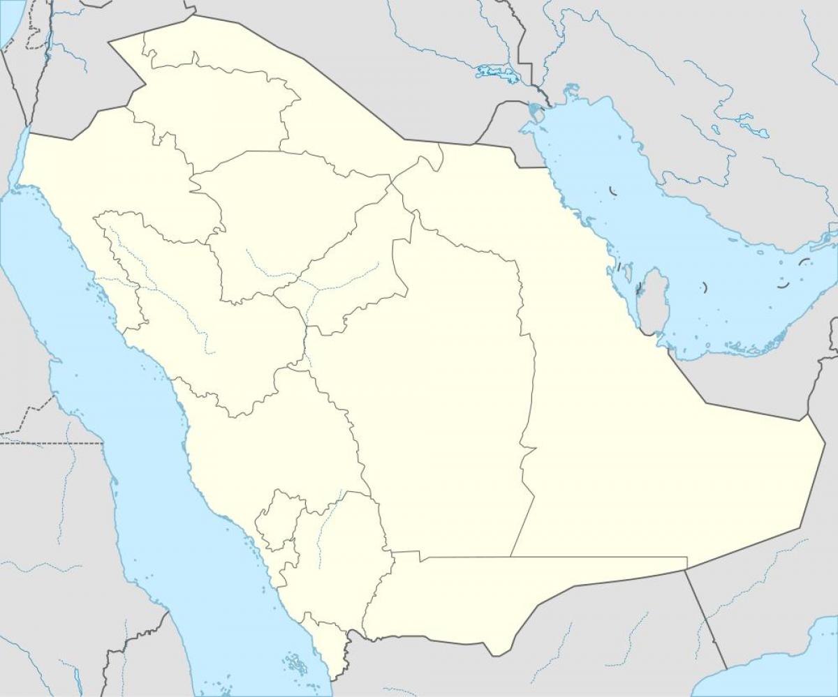 کے نقشے میں سعودی عرب