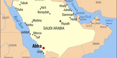Abha KSA نقشہ