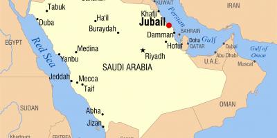 Jubail KSA نقشہ