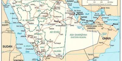 سعودی عرب کا نقشہ ایچ ڈی