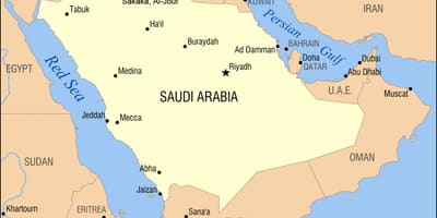 امام jouf نقشے میں سعودی عرب