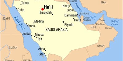 جی KSA نقشہ