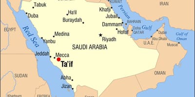 Taif KSA نقشہ